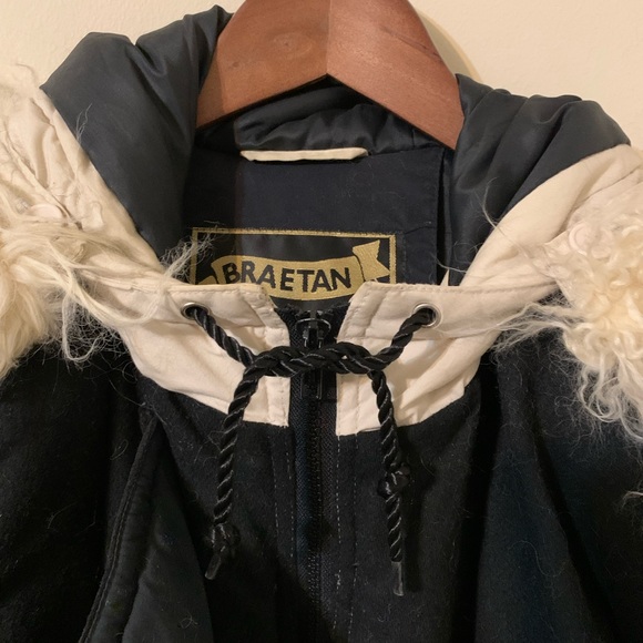 BRAETAN Coat with detachable Mongolian Lamb Fur around hood, size Medium - Picture 14 of 16